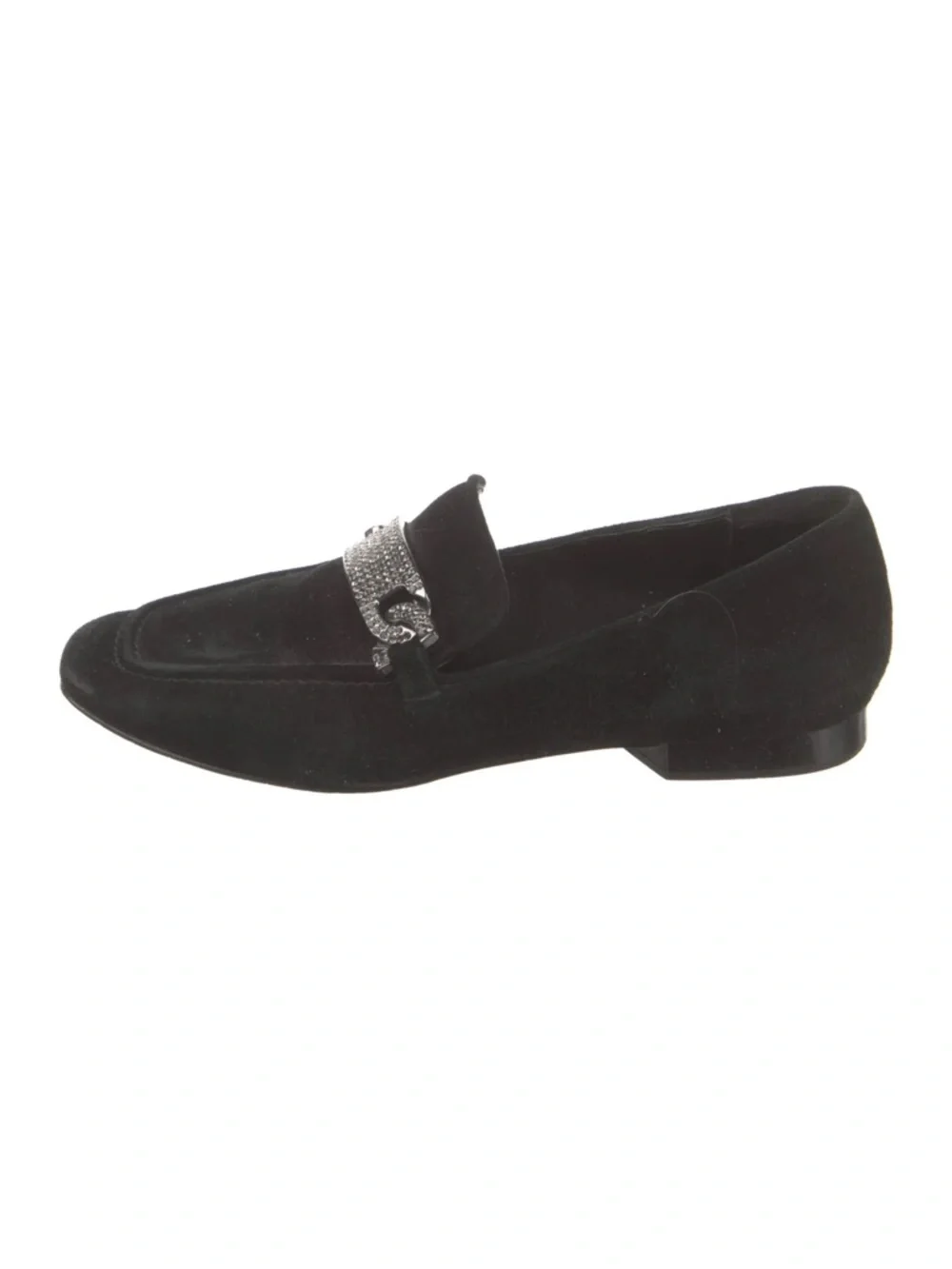 Donald Pliner Halen Suede Loafers in black - NWOT, classic, business - Picture 1 of 5